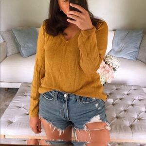 Mustard Yellow Old Navy Sweater